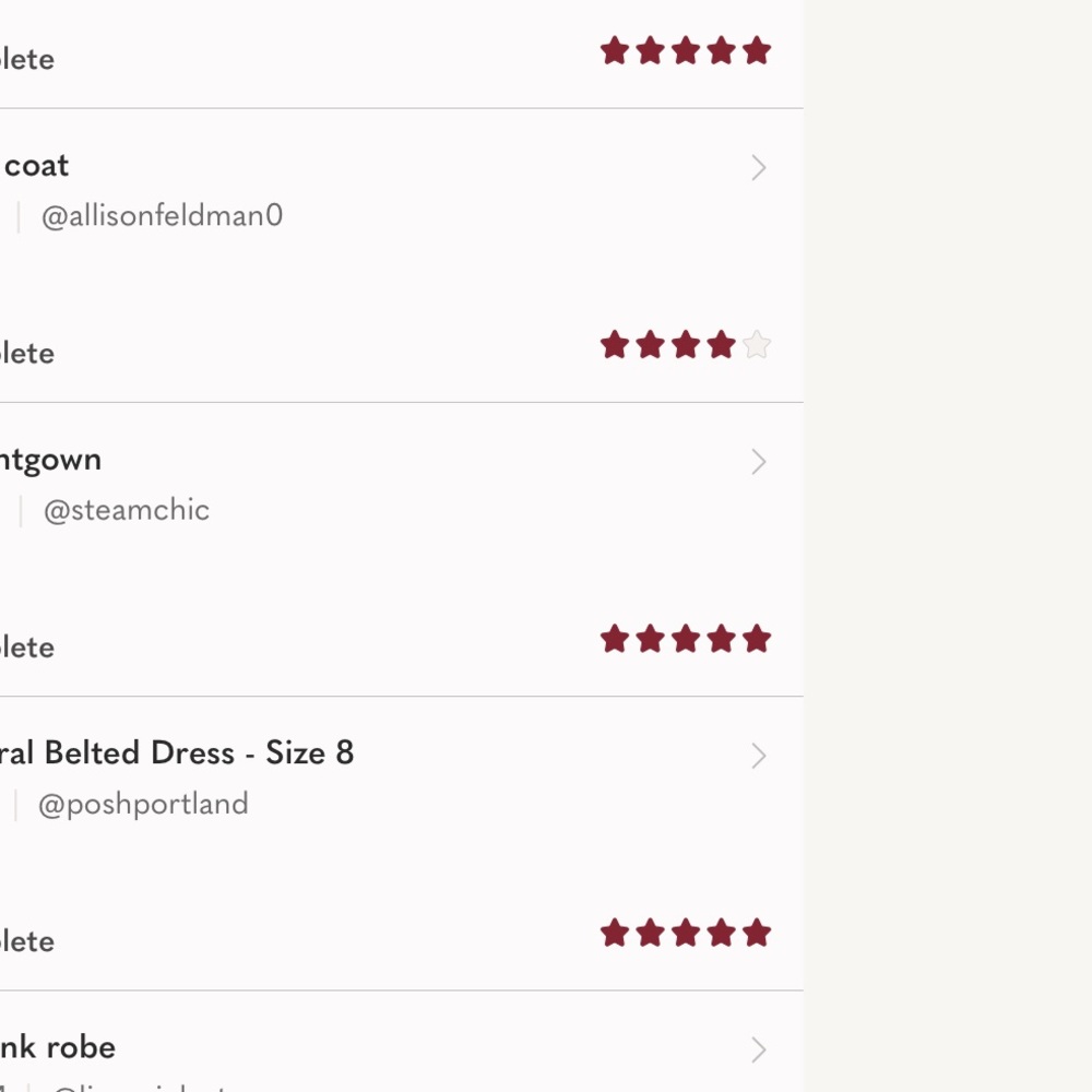 Purchased so many here, always rate 5 stars